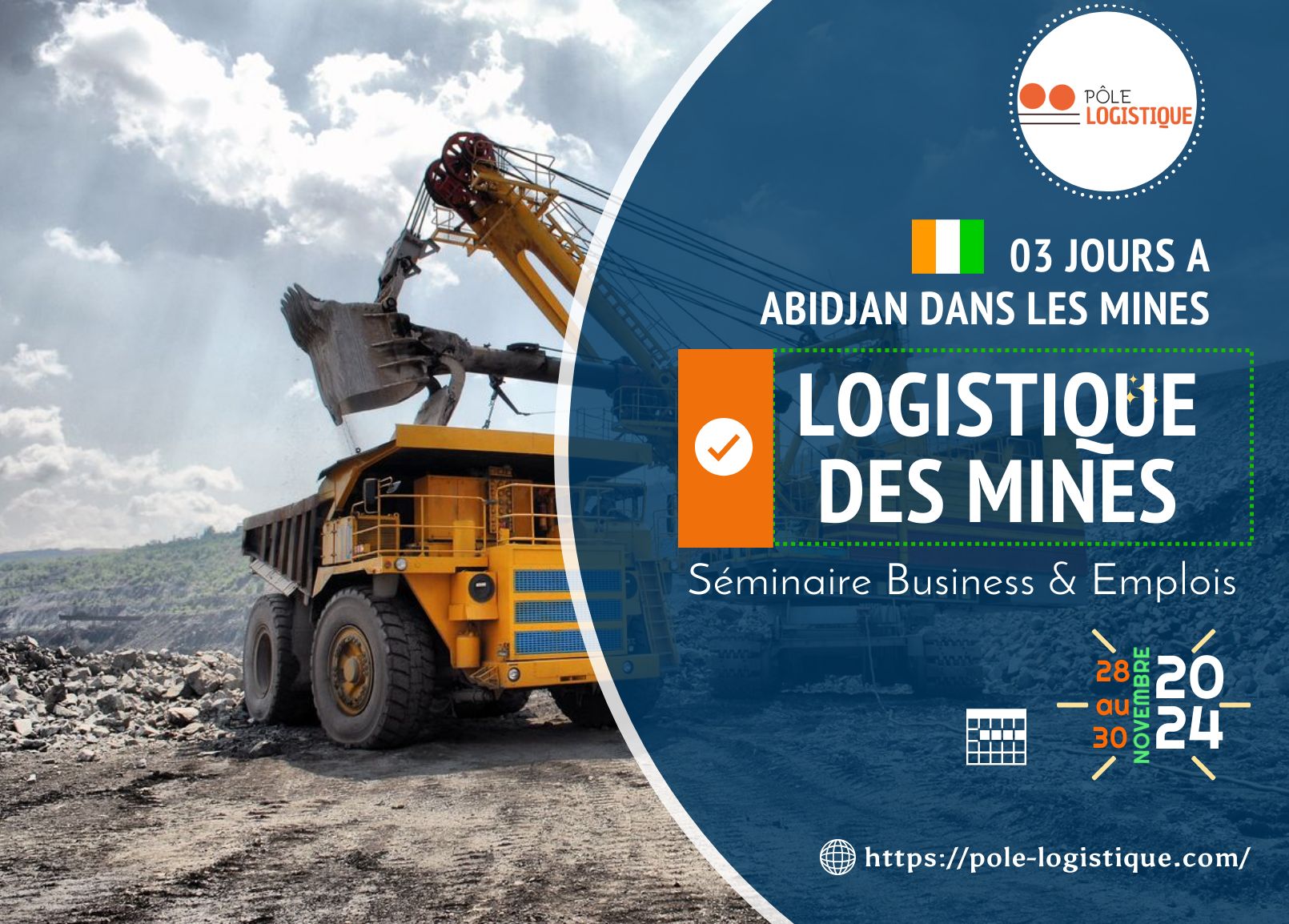 Lire la suite à propos de l’article 03 JOURS A ABIDJAN DANS LES hashtag#MINES – 🟡🟡Pôle Logistique